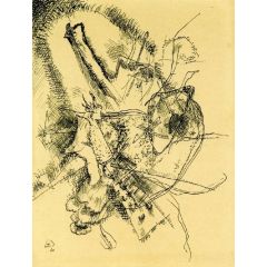 Drawing for Etching II Painting Reproduction