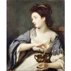 Kitty Fisher as Cleopatra Painting Reproduction