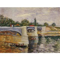 The Seine with the Pont de la Grande Jatte Painting Reproduction