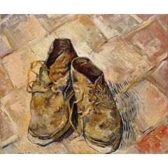 A Pair of Shoes Painting Reproduction