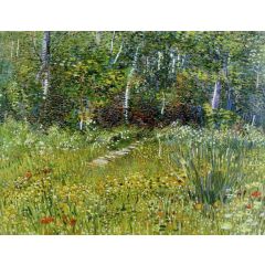 A Park in Spring Painting Reproduction
