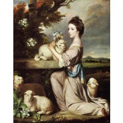 Lady Mary Leslie Painting Reproduction
