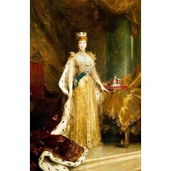 Queen Alexandra of Denmark Painting Reproduction