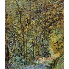 A Path in the Woods Painting Reproduction