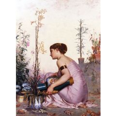 The Lily is Dead, also known as Le lis et mort Painting Reproduction