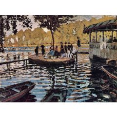 La Grenouillere Painting Reproduction