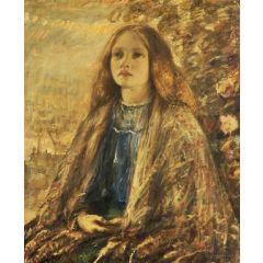 Portrait of a Girl Painting Reproduction