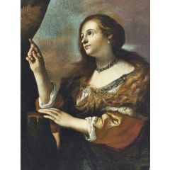 Erminia, Princess of Antiochia Painting Reproduction