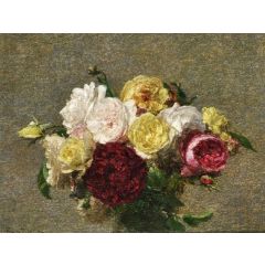 Bouquet of Roses Painting Reproduction