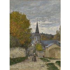 Street in Saint-Adresse Painting Reproduction