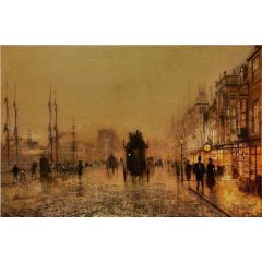 Broomilaw, Glasgow Painting Reproduction