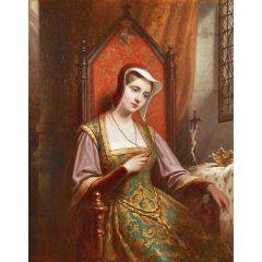 Ada of Holland in Exile Painting Reproduction