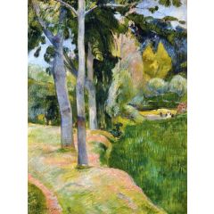 The Large Trees Painting Reproduction
