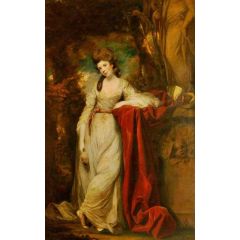 Mrs Abington as the Comic Muse Painting Reproduction