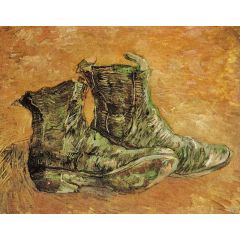 A Pair of Shoes Painting Reproduction