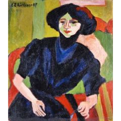 Portrait of a Woman Painting Reproduction