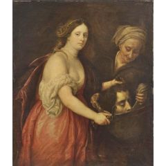 Diana with the Head of Holofernes Painting Reproduction
