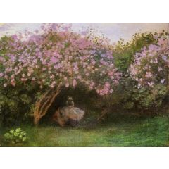 Lilacs, Grey Weather Painting Reproduction