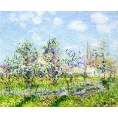 Flowering Orchard, Spring Painting Reproduction
