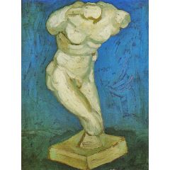Plaster Statuette Painting Reproduction