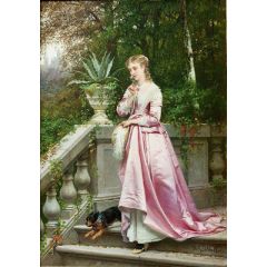 Morning Walk Painting Reproduction
