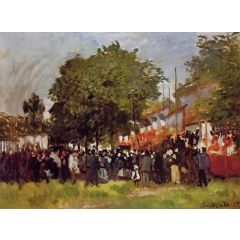 Fete at Argenteuil Painting Reproduction