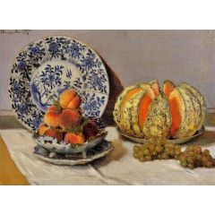 Still Life with Melon Painting Reproduction