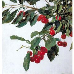 Cherries Painting Reproduction