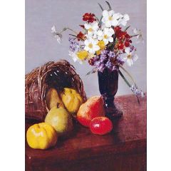 Fruit and Flowers Painting Reproduction