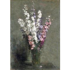 Larkspurs Painting Reproduction
