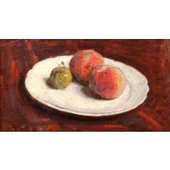 Peaches and Greengages Painting Reproduction