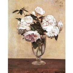 Pink Roses Painting Reproduction