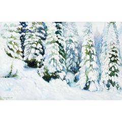 Winter Painting Reproduction