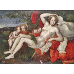Leda and the Swan Painting Reproduction