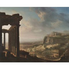 Ruins of an Ancient City Painting Reproduction