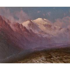 Mountainous Landscape Painting Reproduction