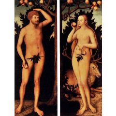Adam and Eve Painting Reproduction