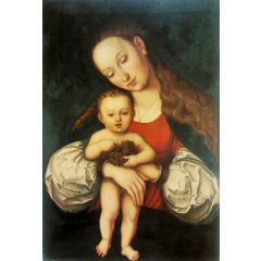 Madonna and Child Painting Reproduction