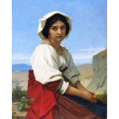 Italian Maid Painting Reproduction