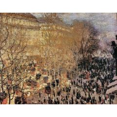 The Boulevard des Capuchine, also known as Boulevard des Capucines Painting Reproduction