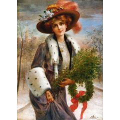 Seasons Greetings Painting Reproduction