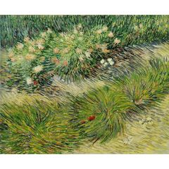 Grasses and Butterflies Painting Reproduction