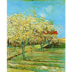Orchard in Blossom Painting Reproduction