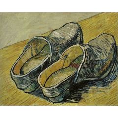 A Pair of Leather Clogs Painting Reproduction