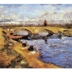 Pont de Gleize near Arles Painting Reproduction