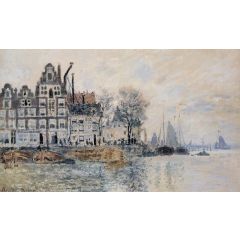 View of Amsterdam Painting Reproduction