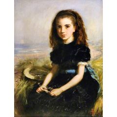 Jeannie (Miss Jean Halley) Painting Reproduction