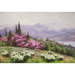 Spring in Crimea Painting Reproduction