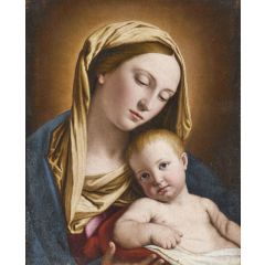 Madonna and Child Painting Reproduction