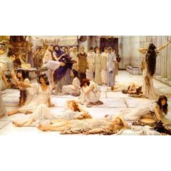 The Women of Amphissa Painting Reproduction